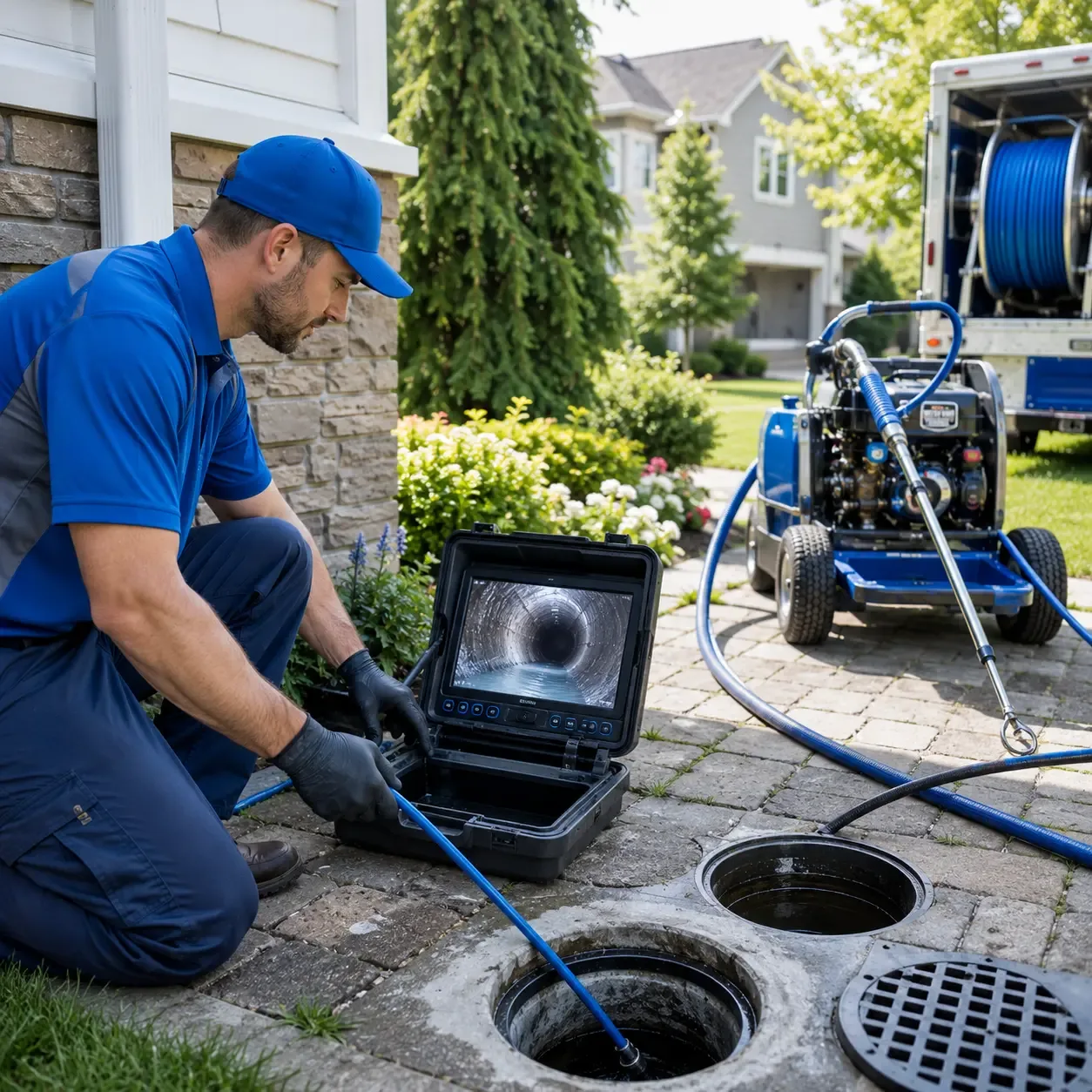 Outdoor drain cleaning professionals serving Forestville, PA
