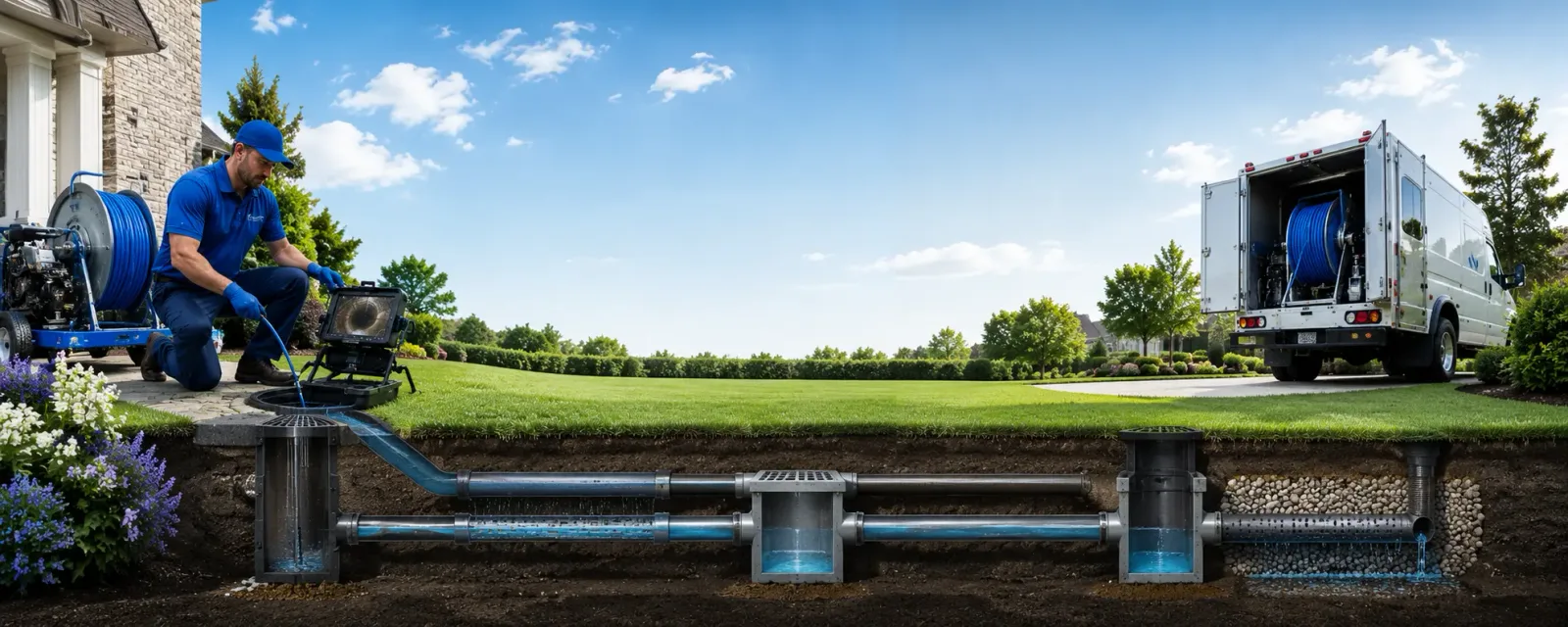 Outdoor drain cleaning information for Forestville, PA